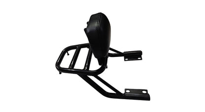 Royal Enfield Interceptor and GT 650 Rear Luggage Rack Carrier With Backrest Black