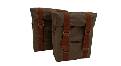 Royal Enfield New Classic Reborn 350cc Military Pannier Bags With Fitting