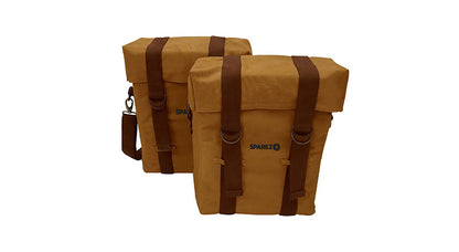 Royal Enfield New Classic Reborn 350cc Military Pannier Desert Color Bags With Fitting