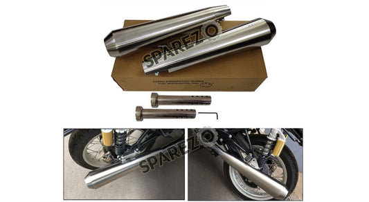 Royal Enfield GT and Interceptor 650cc SS AEW TE 103 Exhaust Silencer Pair