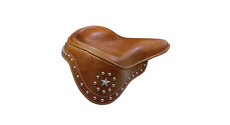 Indian Chief Scout Drifter 800 1500 Gilroy Roadmaster Bobber Solo Seat Tan Brown