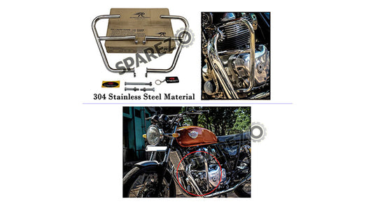 Royal Enfield GT and Interceptor 650cc Red Rooster Atlas Crash Guard