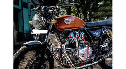 Royal Enfield GT and Interceptor 650cc Red Rooster Atlas Crash Guard