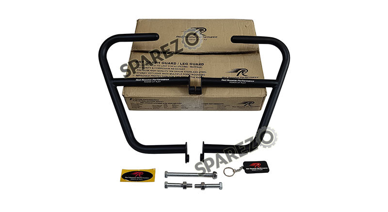 Royal Enfield GT and Interceptor 650cc Red Rooster Atlas Crash Guard Black