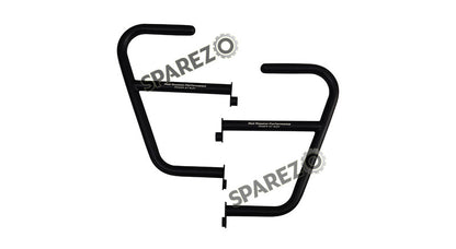 Royal Enfield GT and Interceptor 650cc Red Rooster Atlas Crash Guard Black