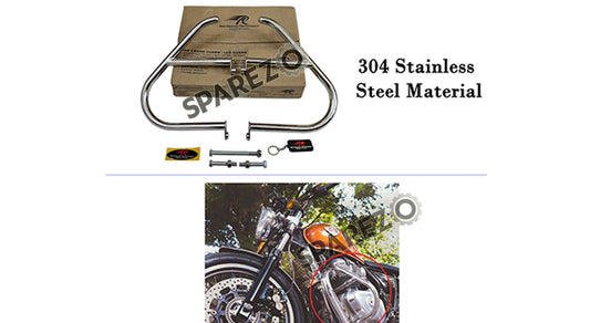 Royal Enfield GT and Interceptor 650cc Red Rooster Apollo Crash Guard