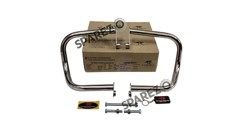 Royal Enfield GT and Interceptor 650cc Red Rooster Orion Crash Guard