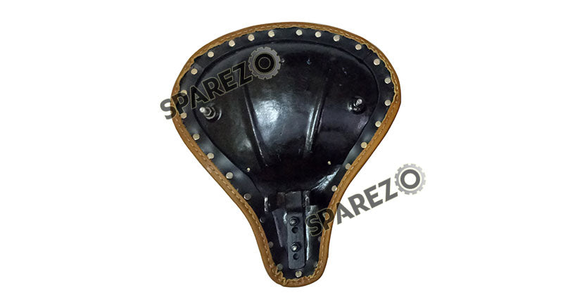 Royal Enfield New Classic Reborn 350cc Front Leather Seat Antique Brown