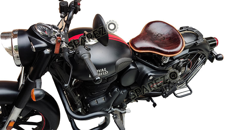 Royal Enfield New Classic Reborn 350cc Front Leather Seat Antique Brown