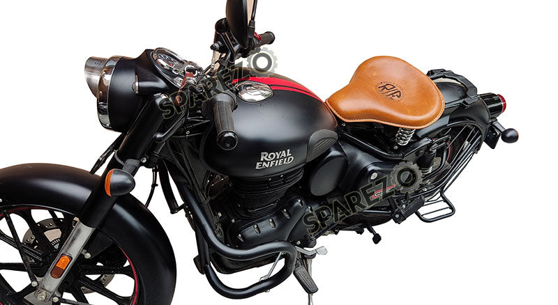 Royal Enfield New Classic Reborn 350cc Front Leather Seat Tan Brown