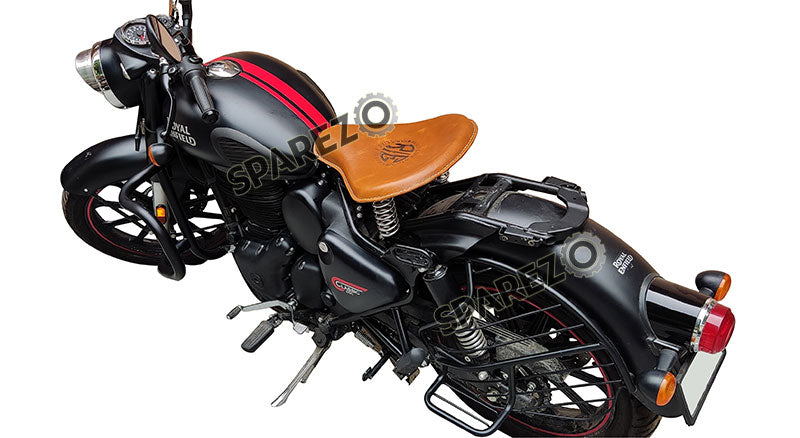 Royal Enfield New Classic Reborn 350cc Front Leather Seat Tan Brown
