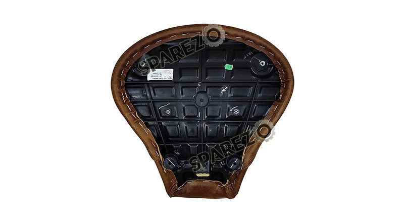 Royal Enfield New Classic Reborn 350cc Front Genuine Leather Low Rider Seat with Spring