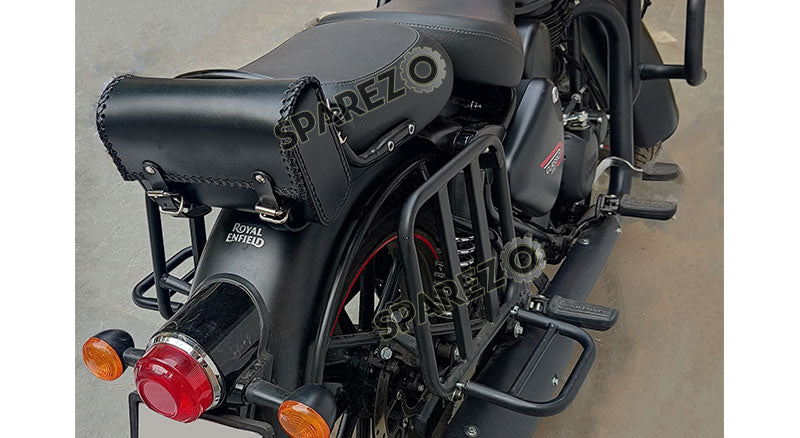 Royal Enfield New Classic Reborn 350cc Genuine Leather Tool Roll Accessories Bag
