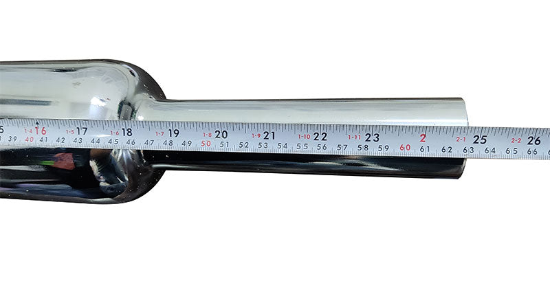 Royal Enfield New Classic Reborn 350cc Short Bottle Chrome Exhaust Silencer