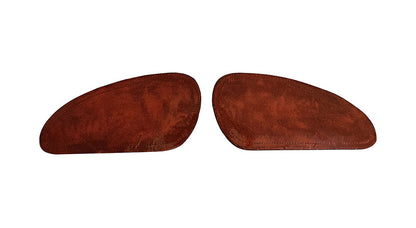 Customized Royal Enfield Interceptor 650cc Leather Knee Pad Pair Union Jack D1