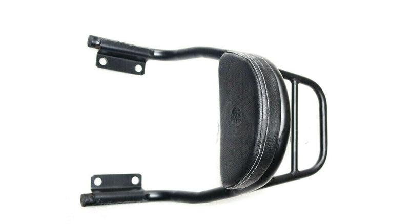 Royal Enfield Interceptor 650cc Rear Luggage Rack and Backrest Cushion Black