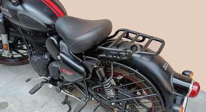 Royal Enfield New Classic Reborn 350cc Solo Rear Luggage Rack Black For 2022