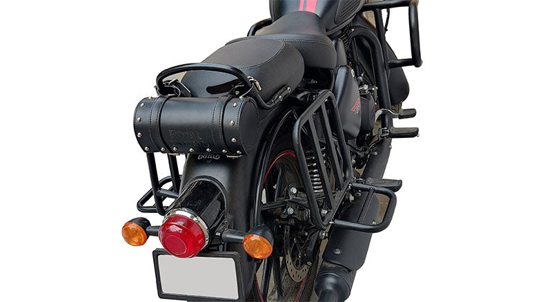 Royal Enfield New Classic Reborn 350cc Leather Tool Accessories Bag Black