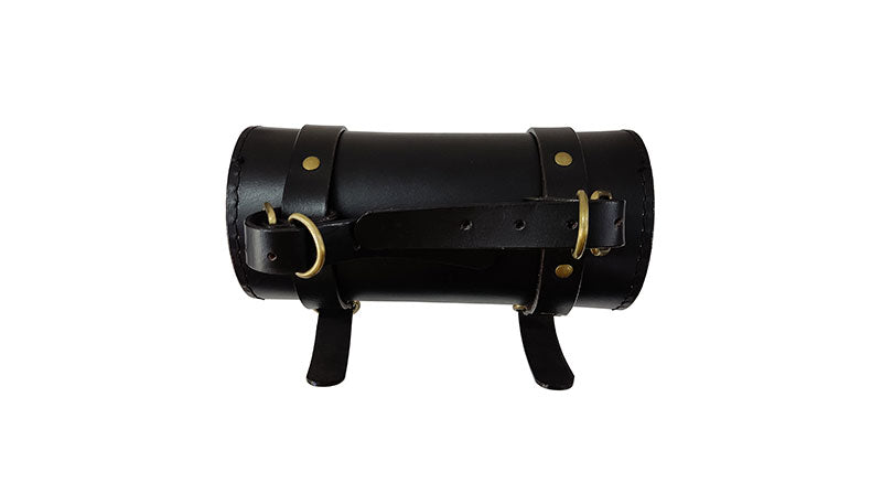 Royal Enfield New Classic Reborn 350cc Leather Tool Roll Accessories Black Bag
