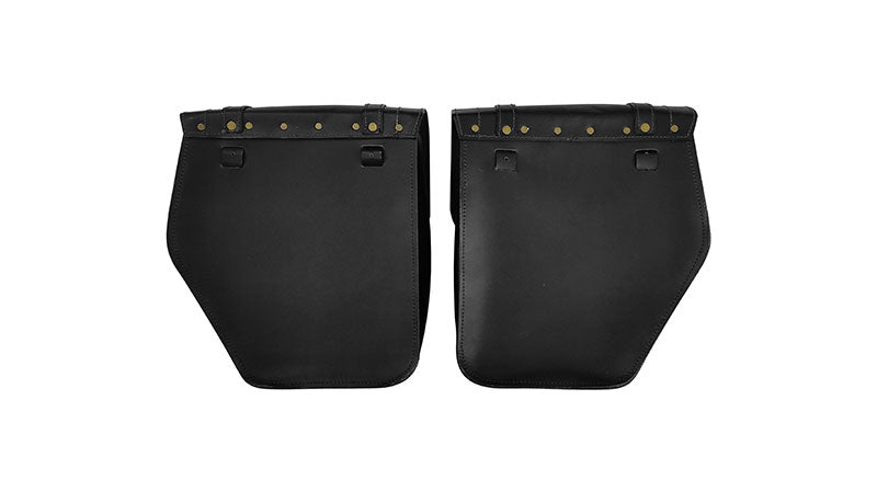 Royal Enfield Meteor 350cc Leather Bags With Mounting Pair Black