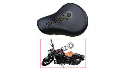 Royal Enfield New Classic Reborn 350cc Genuine Leather Low Rider Seat Black