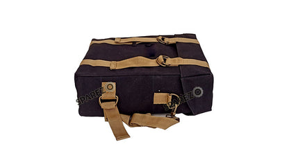 Royal Enfield Meteor 350cc Military Pannier Black and Golden Color Bags