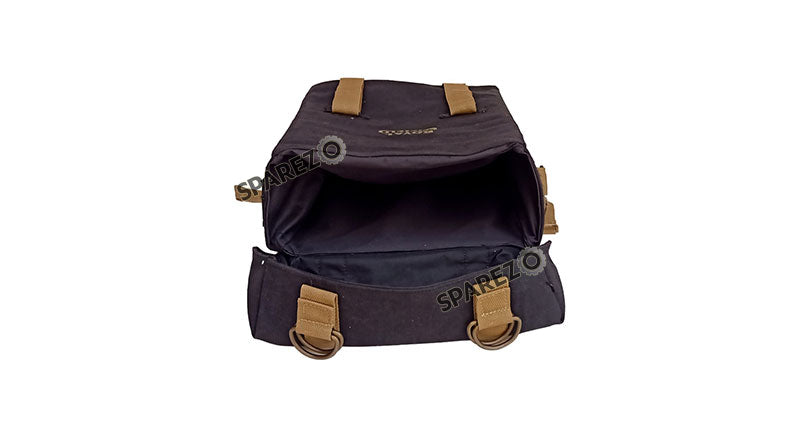 Royal Enfield New Classic Reborn 350cc Military Pannier Black and Golden Color Bags