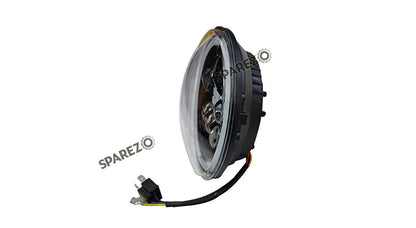 Royal Enfield Classic Reborn 350cc R Sign 7" LED Headlight With Rim 2022-2023