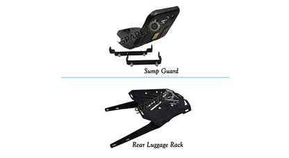 Royal Enfield New Classic Reborn 350cc Sump Guard and Rear Luggage Rack 2022-23