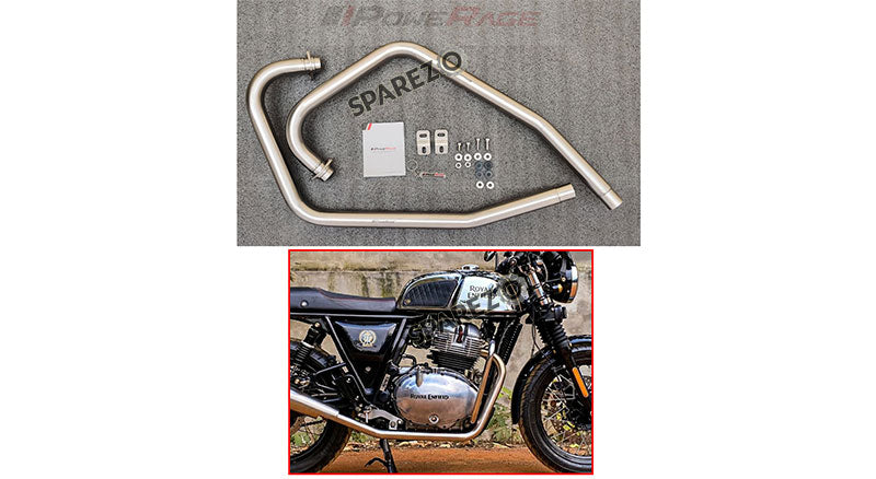 Royal Enfield GT and Interceptor 650cc SS LH-RH Exhaust Header Pipe Matt Finish