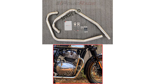 Royal Enfield GT and Interceptor 650cc SS LH-RH Exhaust Header Pipe Polished