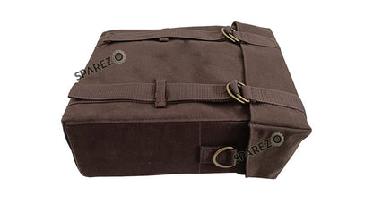 Royal Enfield Meteor 350cc Military Pannier Bag Brown With Fitting