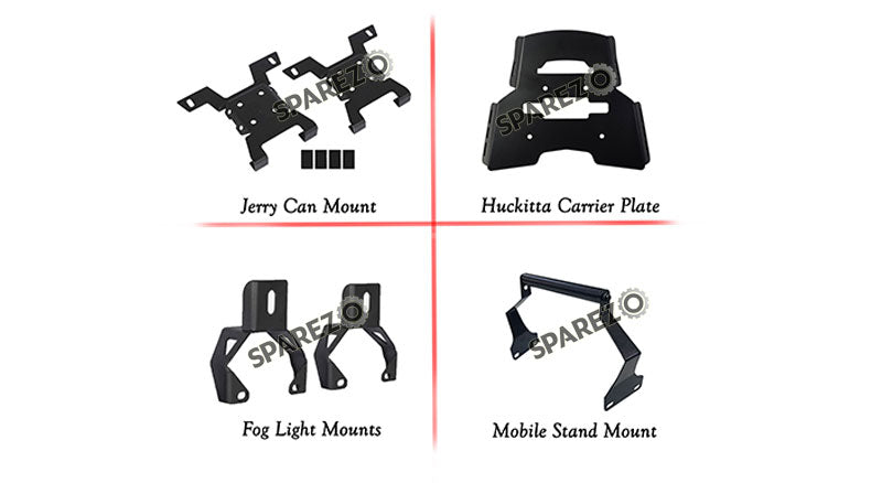 Royal Enfield Himalayan BS6 Accessories Combo 4 Pcs