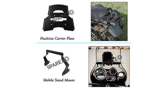 Royal Enfield Himalayan BS6 Huckitta Carrier Plate and Mobile Stand Mount