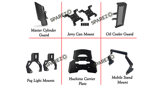 Royal Enfield Himalayan BS6 6Pcs Accessories Combo Pack