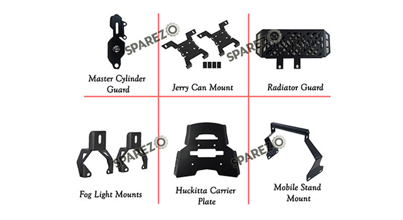 Royal Enfield Himalayan BS6 6Pcs Accessories Combo