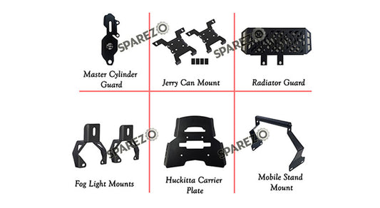 Royal Enfield Himalayan BS6 6Pcs Accessories Combo