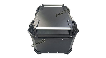 Royal Enfield Himalayan BS3 - BS4 - BS6 Aluminium Pannier Luggage Top Box Matt Black