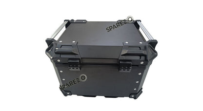 Royal Enfield Himalayan BS3 - BS4 - BS6 Aluminium Pannier Luggage Top Box Matt Black