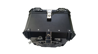 Royal Enfield Himalayan BS3 - BS4 - BS6 Aluminium Pannier Luggage Top Box Matt Black