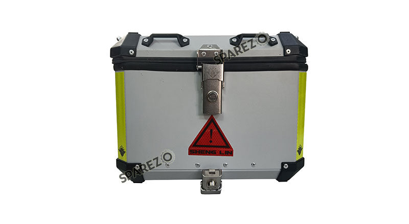 Royal Enfield Himalayan BS3 - BS4 - BS6  Aluminium Pannier Luggage Top Box Matt Grey