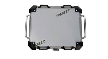 Royal Enfield Himalayan BS3 - BS4 - BS6  Aluminium Pannier Luggage Top Box Matt Grey