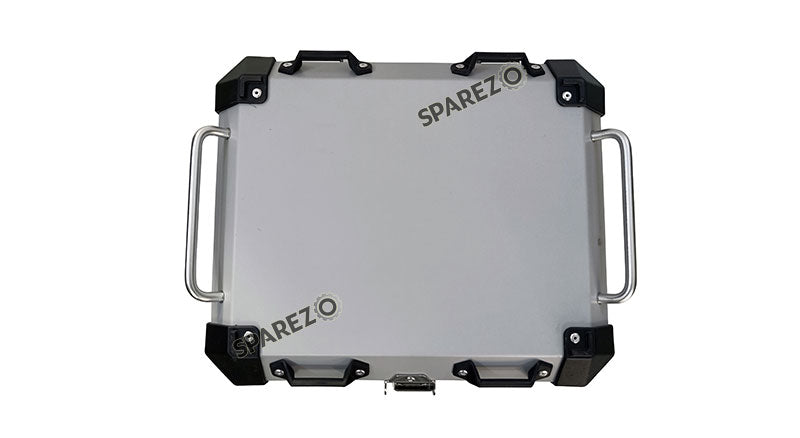 Royal Enfield Himalayan BS3 - BS4 - BS6  Aluminium Pannier Luggage Top Box Matt Grey