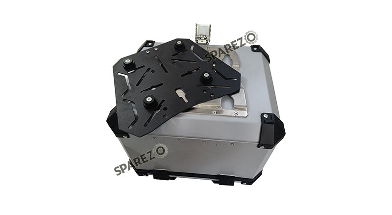 Royal Enfield Himalayan BS3 - BS4 - BS6  Aluminium Pannier Luggage Top Box Matt Grey