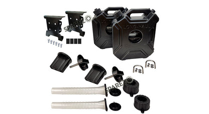 Royal Enfield Himalayan 411cc BS4 Black Color LH and RH Jerry Can Pair With Mount