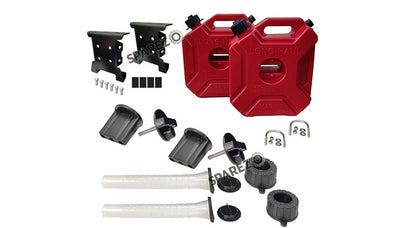 Royal Enfield Red Jerry Can Pair Combo of 10 Pcs For Himalayan 411cc BS4