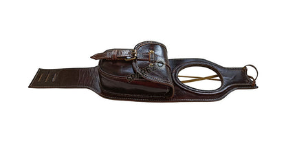 Royal Enfield New Classic Reborn 350 Fuel Gas Tank Belt With Pouch Antique Brown