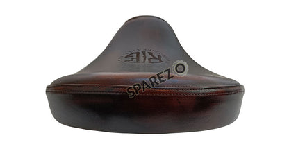 Royal Enfield New Classic Reborn 350cc Front Genuine Leather Low Rider Seat Antique Brown With Spring