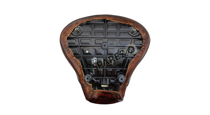 Royal Enfield New Classic Reborn 350cc Front Genuine Leather Low Rider Seat Antique Brown