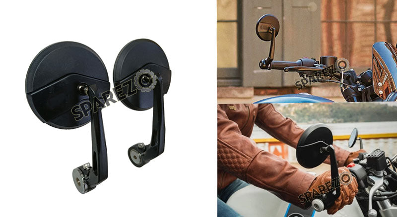 Royal Enfield Hunter 350 Bar End Rear View Mirror Pair